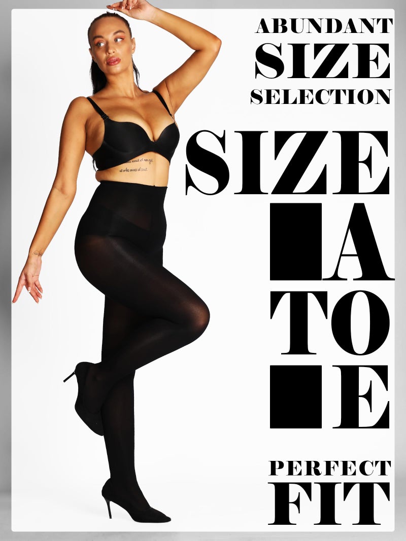 HONENNA Semi Opaque Silky Women Pantyhose Tights Invisibly Toe Reinforced 60 Den - Image 5